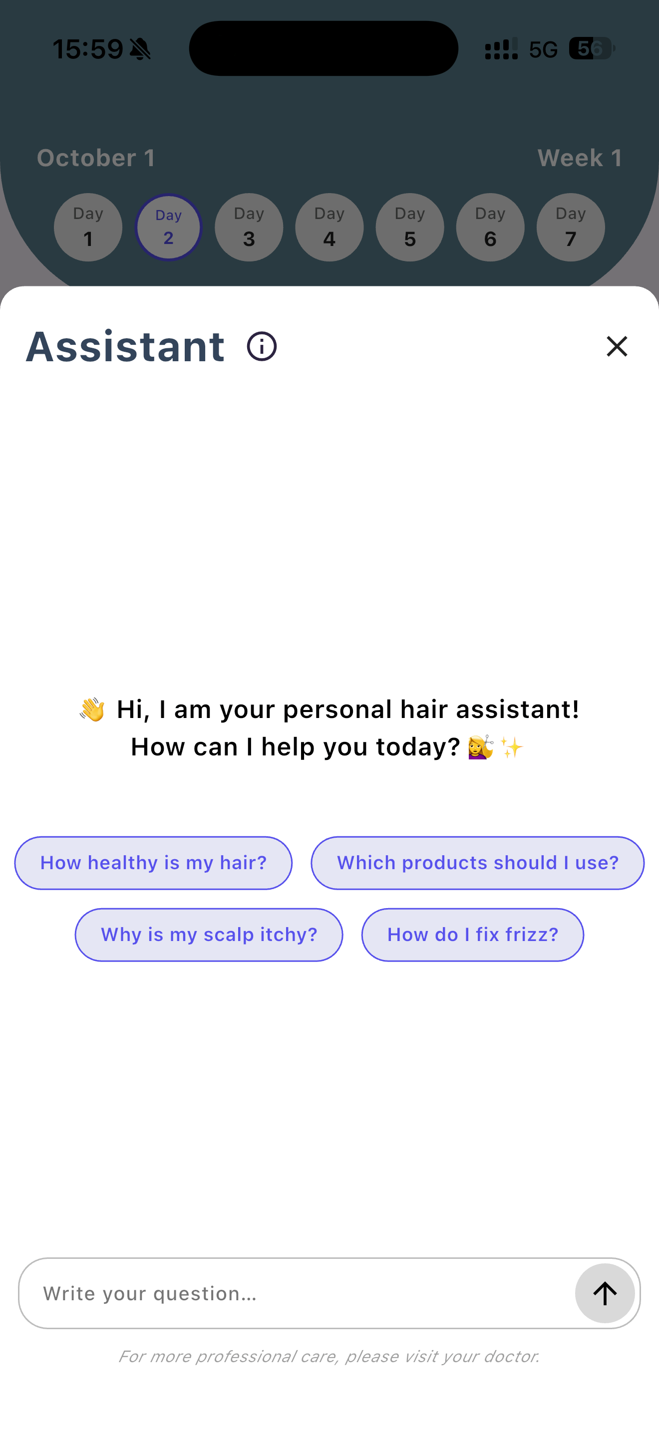 Hair AI Assistant - 24/7 AI-powered consultation